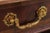 Maitland Smith Leather Top Oval Partners Desk For Sale - Image 11 of 18
