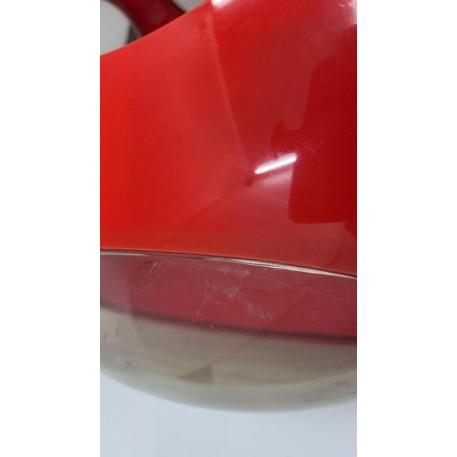Red Space Age Ceiling Lamp by Luigi Colani, 1970s For Sale - Image 8 of 15