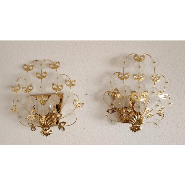 Metal Vintage Wall Lamp in Gilded Brass, 1960s For Sale - Image 7 of 18