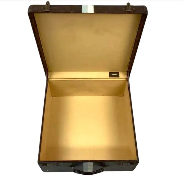 Antique Louis Vuitton Monogram Cube Trunk For Sale In Tampa - Image 6 of 12