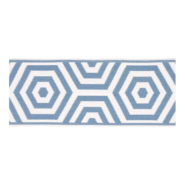 Schumacher Bees Knees Indoor/Outdoor Tape, Sky For Sale