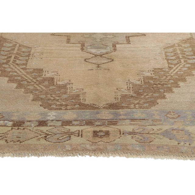 Vintage Turkish Oushak Rug, 05'00 X 07'11 For Sale - Image 4 of 11