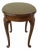 Late 20th Century Drexel Heritage Traditional Cherry Oval Accent Side Table With Queen Anne Legs For Sale