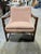 Mid-Century Modern Style Lounge Chairs - Solid Walnut Frames with Pink Boucle For Sale - Image 9 of 13