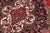 Shabby Chic Persian Tabriz Red/Blue Wool Rug - 7'3'' X 10'9'' For Sale - Image 4 of 10