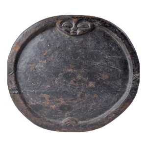 Early 20th Century Yoruba Wood Divination Plate Nigeria