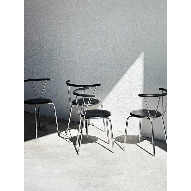 Dining Chairs from Segis, 1980s, Set of 4 For Sale - Image 6 of 8