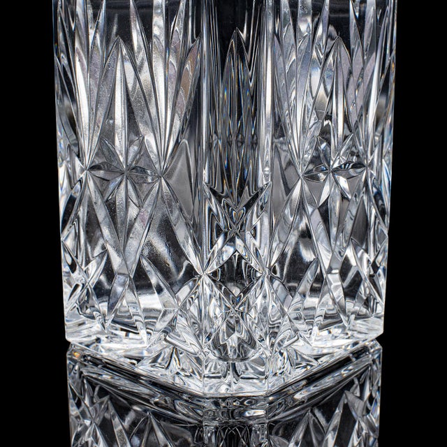 Vintage Scotch Decanter, English, Cut Crystal Glass, Whiskey, Bourbon, Spirits For Sale - Image 11 of 12