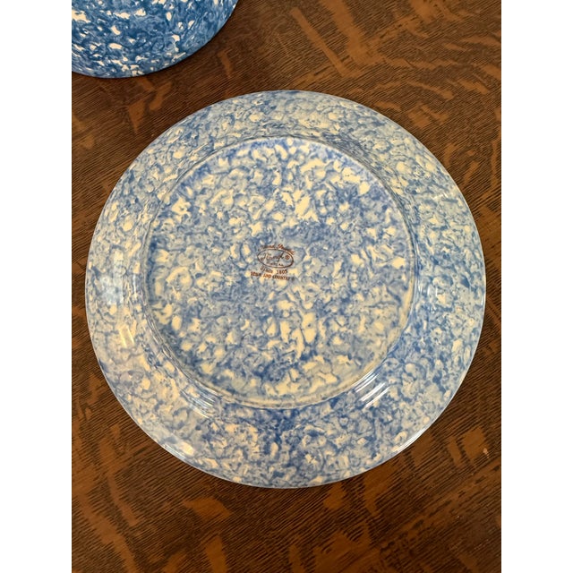 Mid 20th Century Stangl Spongeware Pottery Large Dish Set - 43 Pieces For Sale - Image 12 of 16
