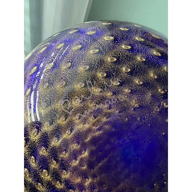 Italian Barbini Murano Signed Vase For Sale - Image 3 of 3