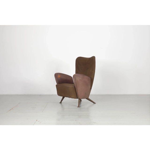 Metal Lounge Chair by Gio Ponti and Giulio Minoletti For Sale - Image 7 of 18