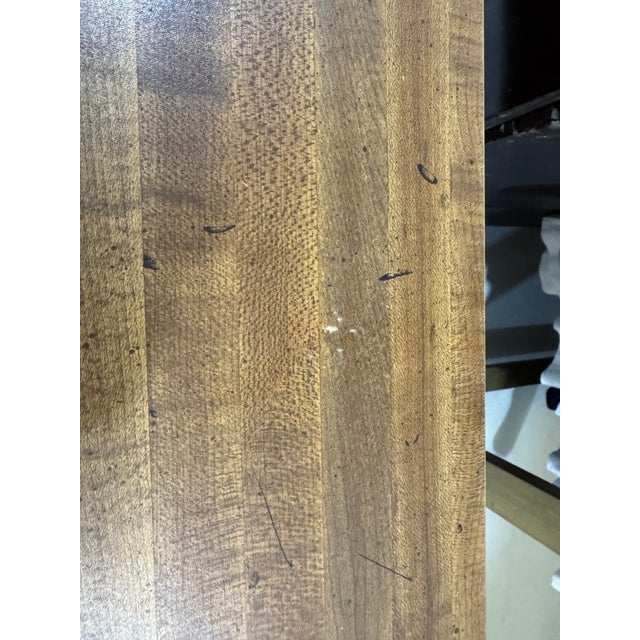 Pair of 1970s Mid-Century Modern Wood Laminate & Chrome Side Tables For Sale - Image 14 of 14