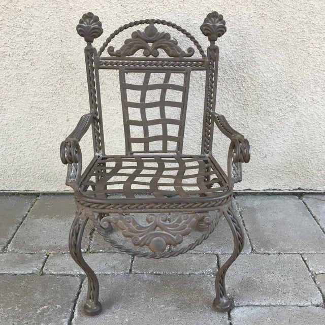 Late 20th Century Metal Plant Stand Chair Chairish