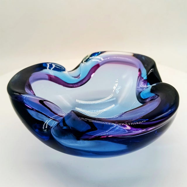 Large Vintage Ashtray in Murano Glass by Flavio Poli for Seguso, 1960s For Sale - Image 11 of 11