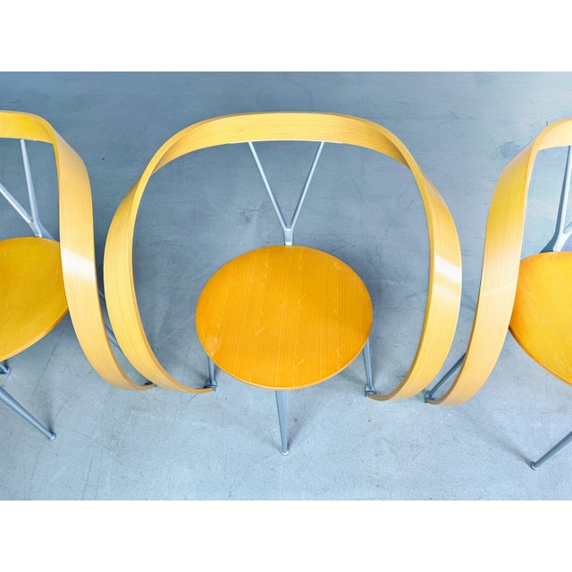 Reverse Chairs by Andrea Branzi for Cassina, Set of 4 For Sale - Image 11 of 17