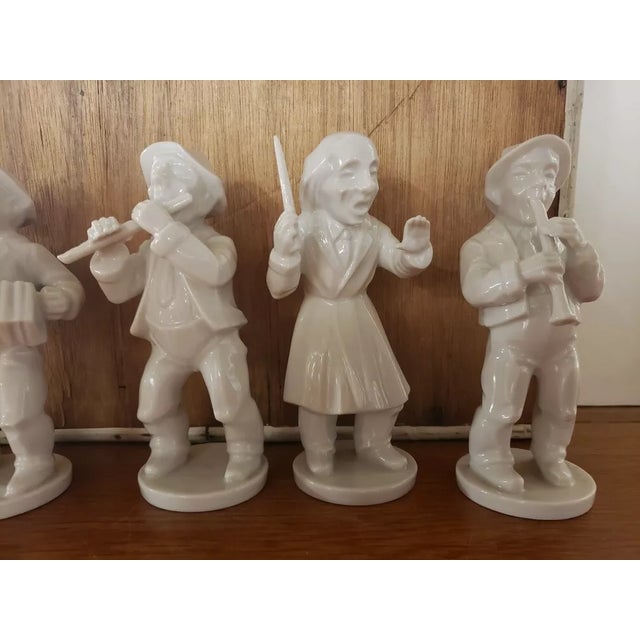 This is a Circa 1960 Karl Heinz Klette Porcelain Six Piece Orchestra Figurines Set. Each measures approximately 5 1/2"...