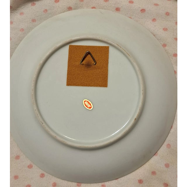 19th century kinrande japanese Collectors plate has a hanger on the back to hang, vibrant colors known by the artist style...