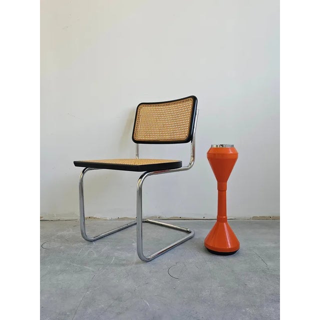 Orange Space Age Patio Ashtray in Orange Plastic, Italy, 1970s For Sale - Image 8 of 9