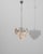 Mid-Century Modern 20th Century Italian Mid-Century Murano Style Glass Disc Chandelier For Sale - Image 3 of 18
