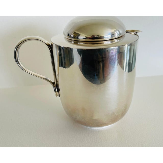 1960s Dansk Silverplate Tea Pot by Lorenzo Porcelli For Sale In Boston - Image 6 of 10