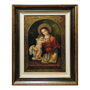 Diana Mendoza"Madonna" Mother and Child Original Oil Custom Framed
