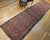 19th Century Persian Farahan Wide Runner, Hand-Knotted Wool, Allover Herati Geometric Pattern, Red & Green, 4x14 For Sale In Chicago - Image 6 of 16