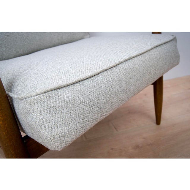 1960s GFM-87 Armchair by Juliusz Kedziorek for Gościcińskie Furniture, 1960s For Sale - Image 5 of 6