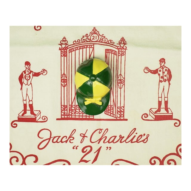 Late 20th Century Jockey Cap Bottle Opener For Sale