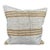 Turkish Hemp Pillow Cushion Natural Beige Yellow Cushion Cover 20"x20" For Sale