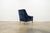 Navy Blue Traditional Tufted Velvet Accent Chair For Sale - Image 8 of 12