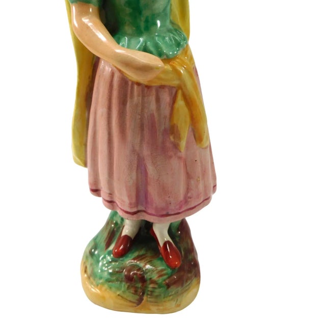 Antique 1860s Staffordshire Gypsy Dancer Figurine For Sale In Memphis - Image 6 of 8