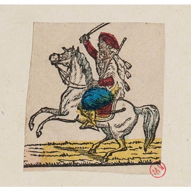 Man on Horseback, 18th Century, Etching For Sale - Image 3 of 3