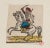 Man on Horseback, 18th Century, Etching For Sale - Image 3 of 3