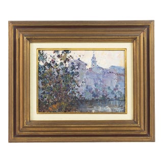 Jaime Murteira, Landscape, 1970s, Oil Painting, Framed For Sale