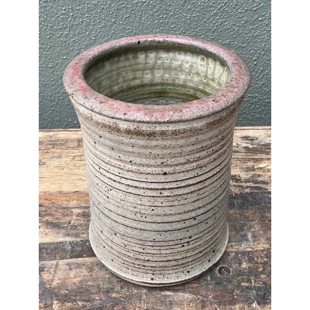 Vintage Original Studio Pottery Vase For Sale - Image 12 of 12