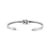 James Avery Retired 925 Silver Lovers Knott Cuff Bangle Bracelet For Sale - Image 4 of 8