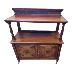 English Mahogany Dumbwaiter