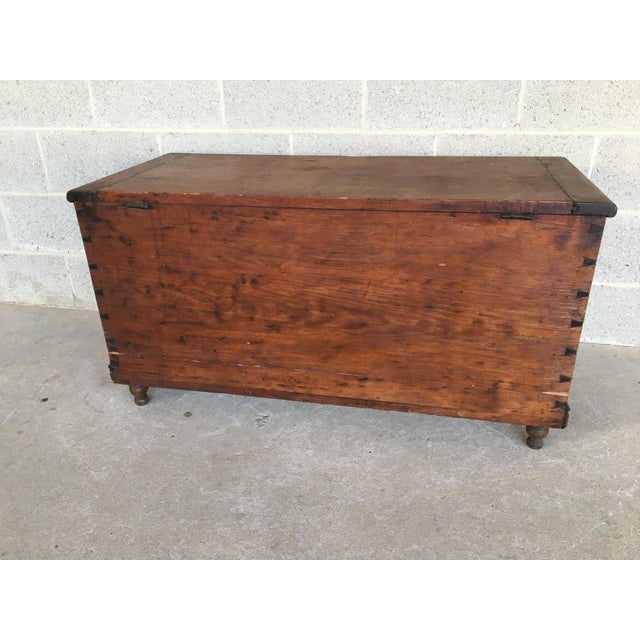 Antique Pine Dovetailed Blanket Chest Chairish