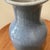 Mid 20th Century Vintage Chinese Blue Crackle Glaze Porcelain Baluster Vase on Wood Base For Sale - Image 5 of 12
