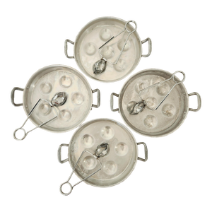 Mid 20th Century French Escargot Cookware & Utensils - 8 Pieces