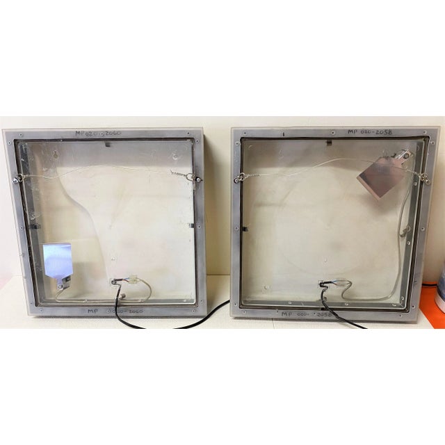 White Mid 20th Century Contemporary Modern Hanging Three Dimensional Wall Art - a Pair For Sale - Image 8 of 9