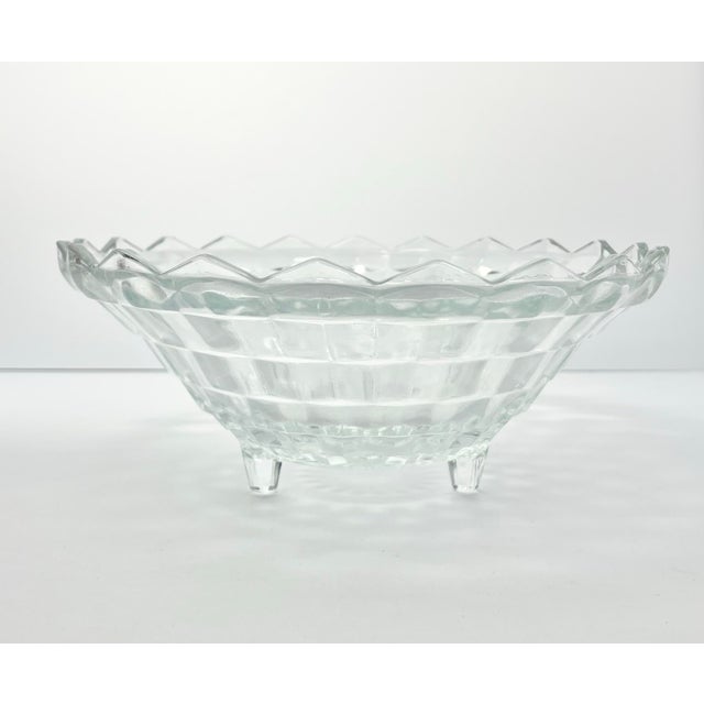1960s Fostoria “American” Glass Dinnerware Serving Hostess Set - 7 Pieces For Sale In Dallas - Image 6 of 12