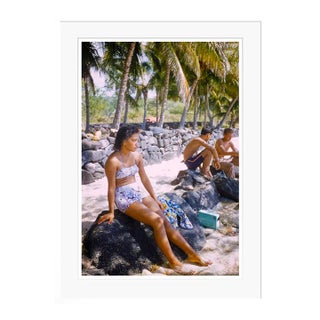Hawaiian Scenes 1957 by Toni Frissell White Framed C Print For Sale