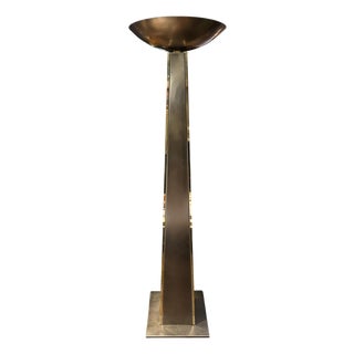 Tall Uplighter Floor Lamp from Belgo Chrom, 1970 For Sale