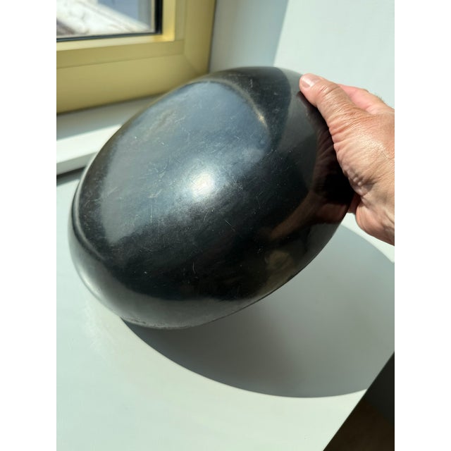 Maria Martinez Maria Martinez Black Bowl 1940's For Sale - Image 4 of 8