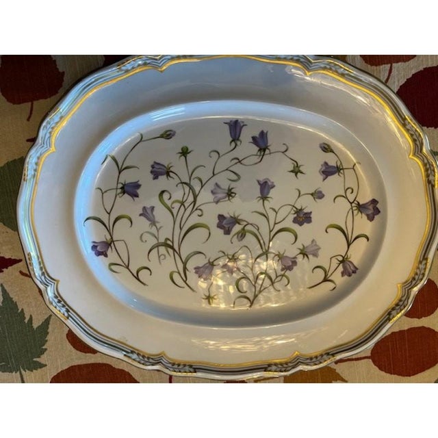Vintage Spode Campanula Oval Serving Platter (13" x 10") This stunning oval serving platter is a piece of classic English...