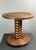Mid-Century Modern Chunky Low Turned Wood Brutalist Side Table in the style of Charles Dudouyt, 1950s For Sale - Image 3 of 17