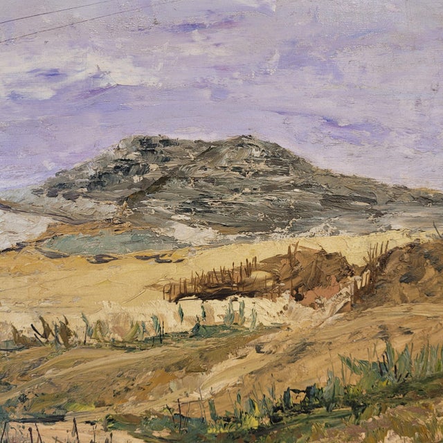 Raimundo De Blas, Spanish Landscape, 1950s, Oil on Canvas, Framed For Sale - Image 6 of 18