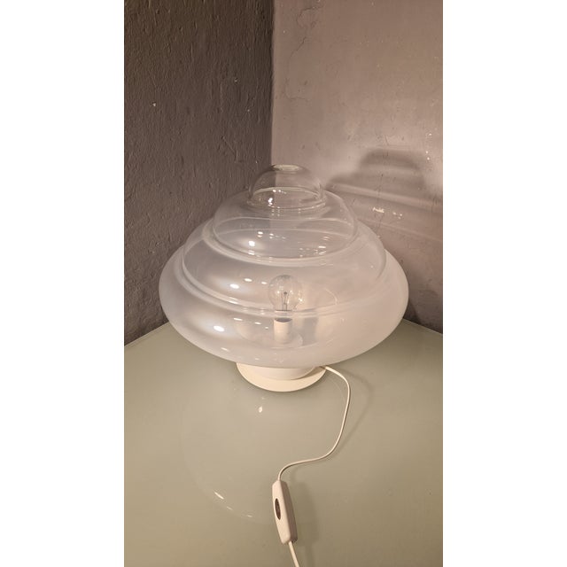 Flower Model Table Lamp in Shaded Murano Glass by Studio IG for ID, 1990s For Sale - Image 15 of 18