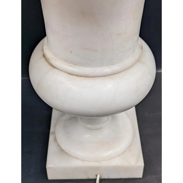 Mid 20th Century Mid-Century Modern Alabaster Lamps - a Pair For Sale - Image 9 of 18